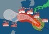【台風情報】非常に強い台風18号（ソウデル）25日から27日にかけて南西諸島に接近【9月4日までの雨風シミュレーション】（24日午後6時45分・気象庁発表）　|　SBC NEWS | 長野のニュース | SBC信越放送