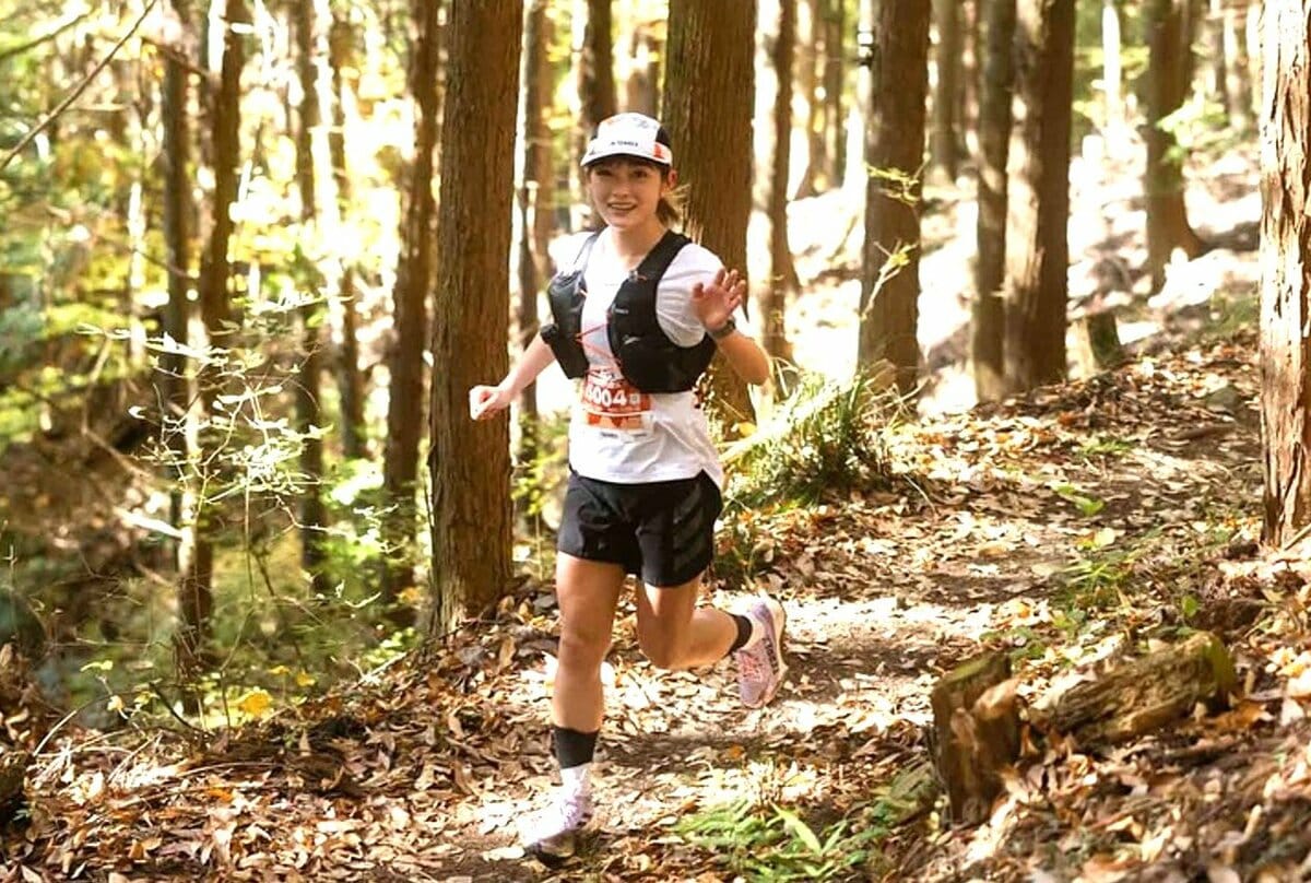 井上咲楽 】 トレイルランニング 50km完走 「8時間13分でゴールしました！」「紅葉がとても綺麗で秋晴れが美しい日」「トレランたのしい