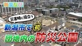 “かまどになるベンチ”や流せるトイレ…『防災公園』のある団地 電気やガスのインフラも止まらない | 新潟のニュース・天気|BSN NEWS|BSN新潟放送