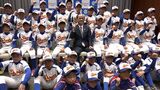 全国大会2連覇へ 少年野球の日本一を目指す「岡山庭瀬シャークス」が岡山市役所を表敬訪問【岡山】|TBS NEWS DIG