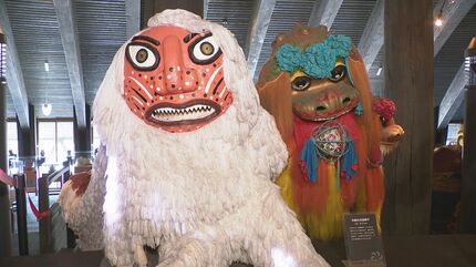 1.5トンの巨大獅子頭にびっくり！IMP. 鈴木大河さんが石川県内唯一の