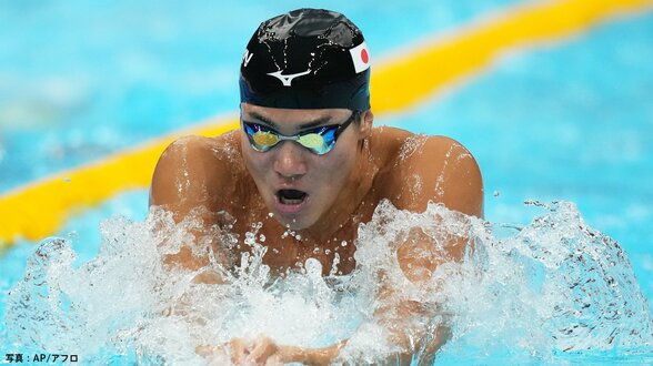 男子200m個人メドレー、3冠狙う松下知之が全体トップで決勝へ!17歳・小島夢貴も全体2位で同日の決勝に進出【アジア大会】|TBS NEWS DIG