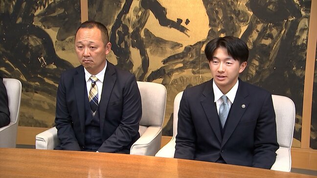 センバツ出場の英明高校が香川県の大山副知事を表敬 「英明らしい野球というのが甲子園の舞台でできたら一番いい」|TBS NEWS DIG