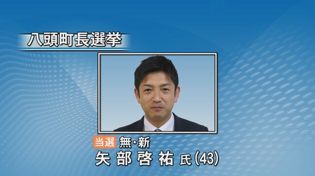 鳥取県八頭町長選挙 12年ぶり選挙戦 新人同士の一騎打ち制し、矢部啓祐氏(43)が初当選|TBS NEWS DIG