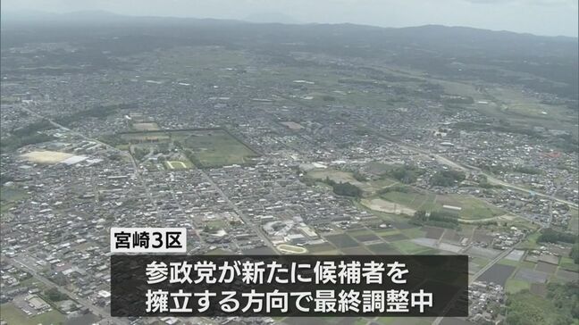 衆院選 参政党が宮崎３区に候補者擁立で最終調整　自民・現職と選挙戦へ|TBS NEWS DIG
