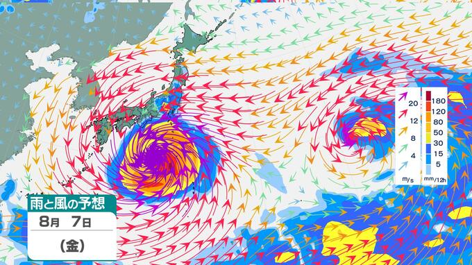 【台風13号シミュレーション】中心気圧915hPa・最大瞬間風速75mの「猛烈な」勢力へ…日本列島への影響はいつ？【今後の雨風予測】|TBS NEWS DIG
