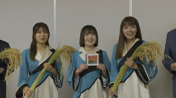 青森県のボーカルユニット「ライスボール」が新曲の完成を知事に報告　10月10日の「青天の霹靂」の日に合わせ発売|TBS NEWS DIG