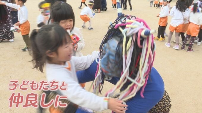 「鬼はそと、福はうち」保育園児が豆まき、最後は鬼と仲よしに？　山口　|　山口のニュース・天気・防災｜tys NEWS｜ｔｙｓテレビ山口