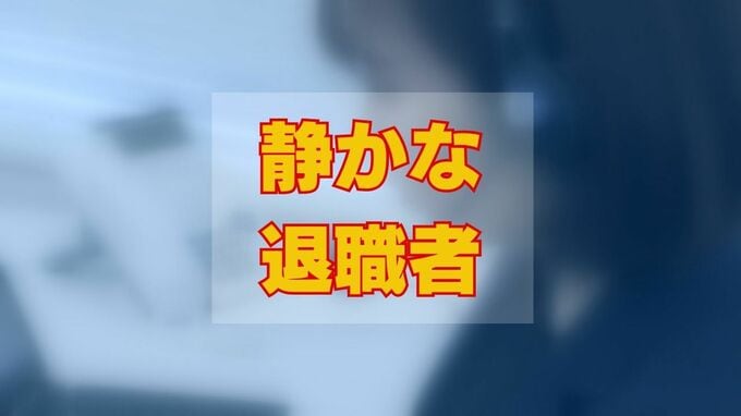 職場に潜む「静かな退職者」47％の企業が存在を認める　「業務量が多くて手一杯」「努力しても報酬に反映されない」社員の多くが感じるも、企業40％がモチベーション対策「特になし」の実態|TBS NEWS DIG