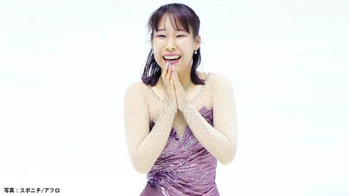 三原舞依が日本勢最高SP4位スタート、右足首ケガ乗り越え今季初戦で堂々の演技「帰ってくることができて幸せ」【NHK杯】|TBS NEWS DIG