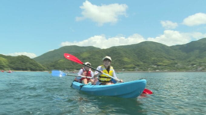 目指すは1キロ先の無人島！高校1年生がシーカヤック体験で大奮闘「この高校に入学してよかった」　山口|TBS NEWS DIG