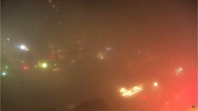 いつもの景色が一変　熊本市で濃霧　100m先が見えない・・・|TBS NEWS DIG