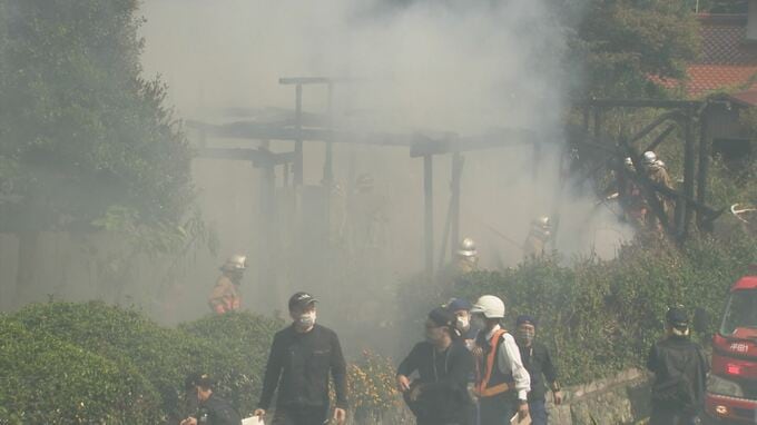 埼玉県の男性所有の島根県の空き家全焼　けが人なし|TBS NEWS DIG