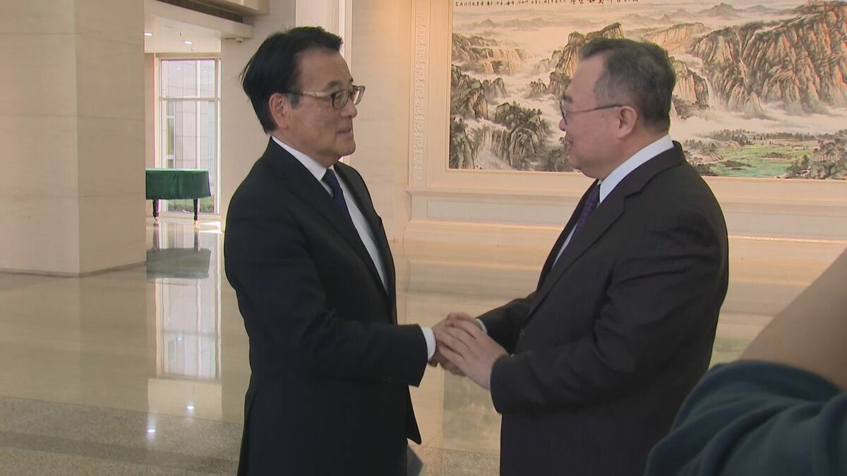 台湾海峡の平和と安定訴え 立憲民主党の訪中団が中国共産党幹部と会談