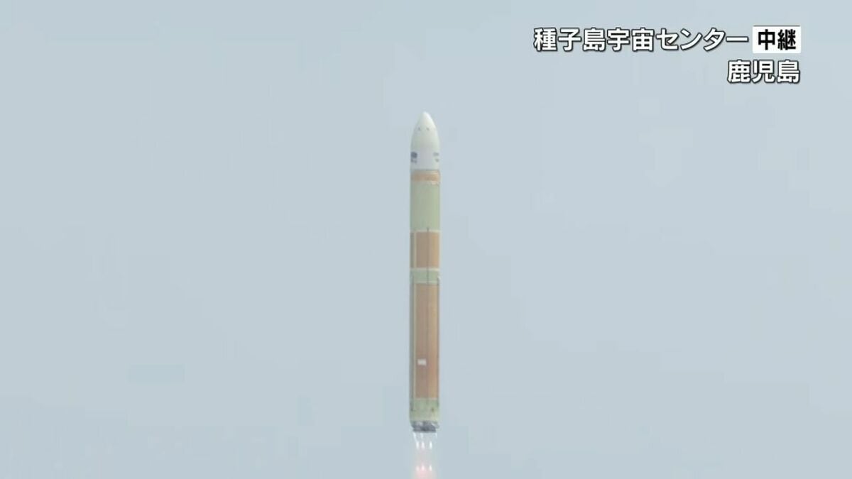H3ロケット6号機　種子島宇宙センターから打ち上げ