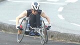 大分国際車いすマラソン 最も障害が重いクラスT51のハーフマラソン出場、井上聡選手 | 大分のニュース|OBS NEWS|大分放送
