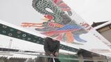 「寒い日が続いているのでちょうどいい」雪の中で“飛騨染の寒ざらし” 高山祭に欠かせない鮮やかな色 岐阜・高山市|TBS NEWS DIG