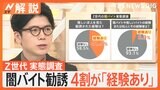 若者を誘う“高額報酬”…闇バイト勧誘 4割「経験あり」、巧妙な“募集文言”も【Nスタ解説】|TBS NEWS DIG
