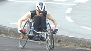 大分国際車いすマラソン　最も障害が重いクラスＴ51のハーフマラソン出場、井上聡選手　|　大分のニュース｜OBS NEWS｜大分放送