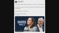 ハリス氏“副大統領候補にウォルズ知事”　アメリカ大統領選挙| TBS CROSS DIG with Bloomberg