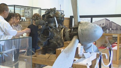 太平洋戦争の主力機「零戦21型」エンジン、プロペラ公開 大分県護国