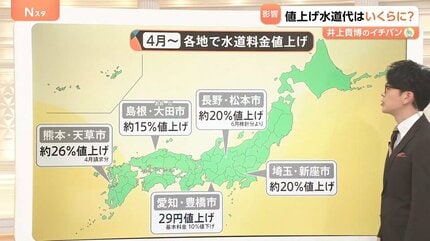 千葉で水道料金18.6％値上げへ お知らせ「見たくなくて捨てた」 水道代