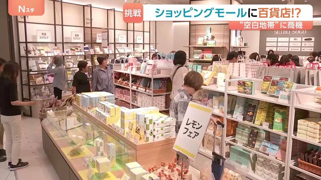 イオンの超大型ショッピングモールの中に「そごう・西武」? 閉店相次ぎ“百貨店空白地帯”が拡大 「ミニ百貨店」に商機|TBS NEWS DIG