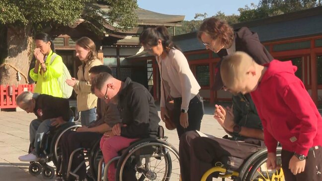 大分国際車いすマラソン　ベトナム選手が最終調整　海外4選手が宇佐神宮で勝利祈願|TBS NEWS DIG