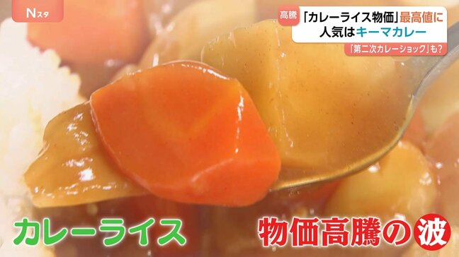 「異常だなと思いますね…」第二次カレーショック? カレーライス物価が最高値を更新 人気はキーマカレー|TBS NEWS DIG