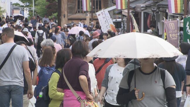 「午後4時過ぎ」に最高気温　長野市で７月上旬並みの28.5度観測　南からの暖かい空気と日差しが戻る|TBS NEWS DIG