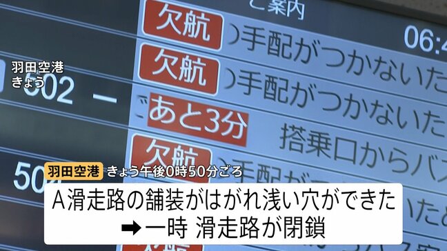 落雷で？羽田空港滑走路に穴　東京の記録的大雨の爪痕　「経験のない雨」200件以上で浸水被害|TBS NEWS DIG