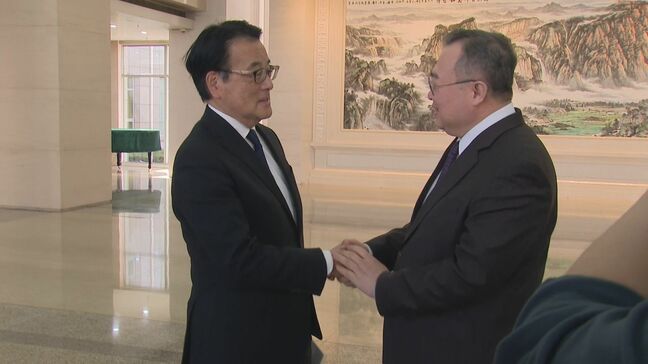 台湾海峡の平和と安定訴え　立憲民主党の訪中団が中国共産党幹部と会談|TBS NEWS DIG