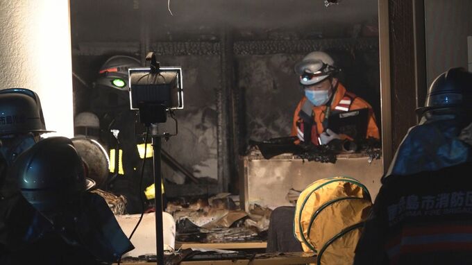 「炎と煙が見える」ビルの1階にある事業所が焼ける火事　鹿児島　|　鹿児島のニュース｜MBC NEWS｜南日本放送