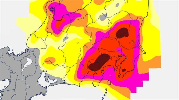 【関東甲信地方】7日夜のはじめ頃にかけ大気の状態が非常に不安定　落雷、竜巻などの激しい突風、局地的な激しい雨、降ひょうに注意　【発雷確率　雨のシミュレーション】|TBS NEWS DIG
