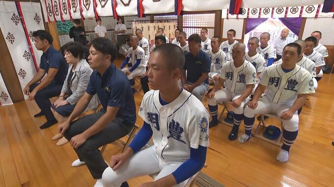 明豊選手が甲子園必勝祈願　5年連続出場へ決意新たに　大分　|　大分のニュース｜OBS NEWS｜大分放送