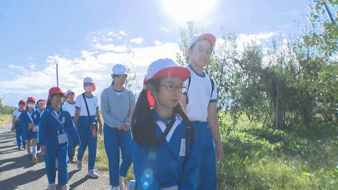 台風19号災害から6年を前に　長野市の長沼小学校で避難訓練　避難先の高台公園では防災機能も学習　|　SBC NEWS | 長野のニュース | SBC信越放送
