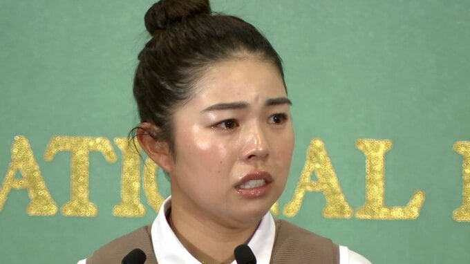凱旋・山下美夢有、メジャー初Vに涙で感謝「結果で恩返しすることができて凄く嬉しい」【全英女子オープン】|TBS NEWS DIG