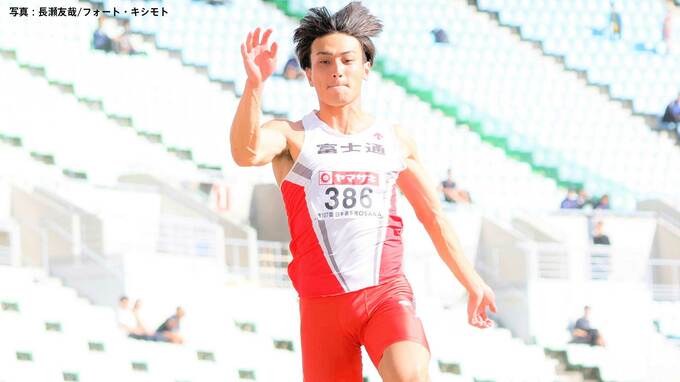 男子走幅跳でパリ五輪目指す橋岡優輝、7m97で4位！4度のファールで不完全燃焼の跳躍【陸上セイコーGGP】|TBS NEWS DIG