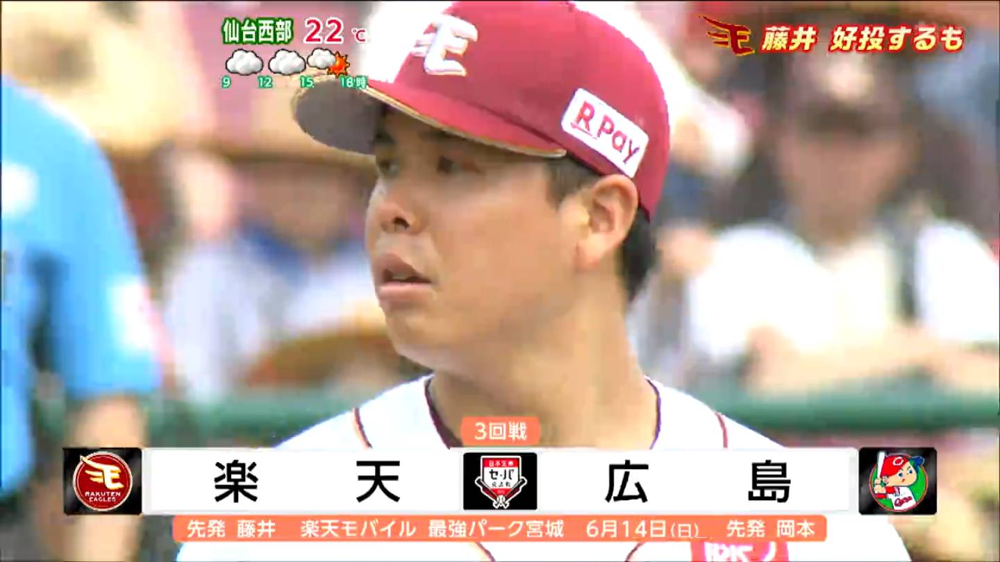 2024セ・パ交流戦　広島×楽天イーグルス セ・パ交流戦】楽天イーグルス対広島・3回戦 2試合連続完封負け | TBS