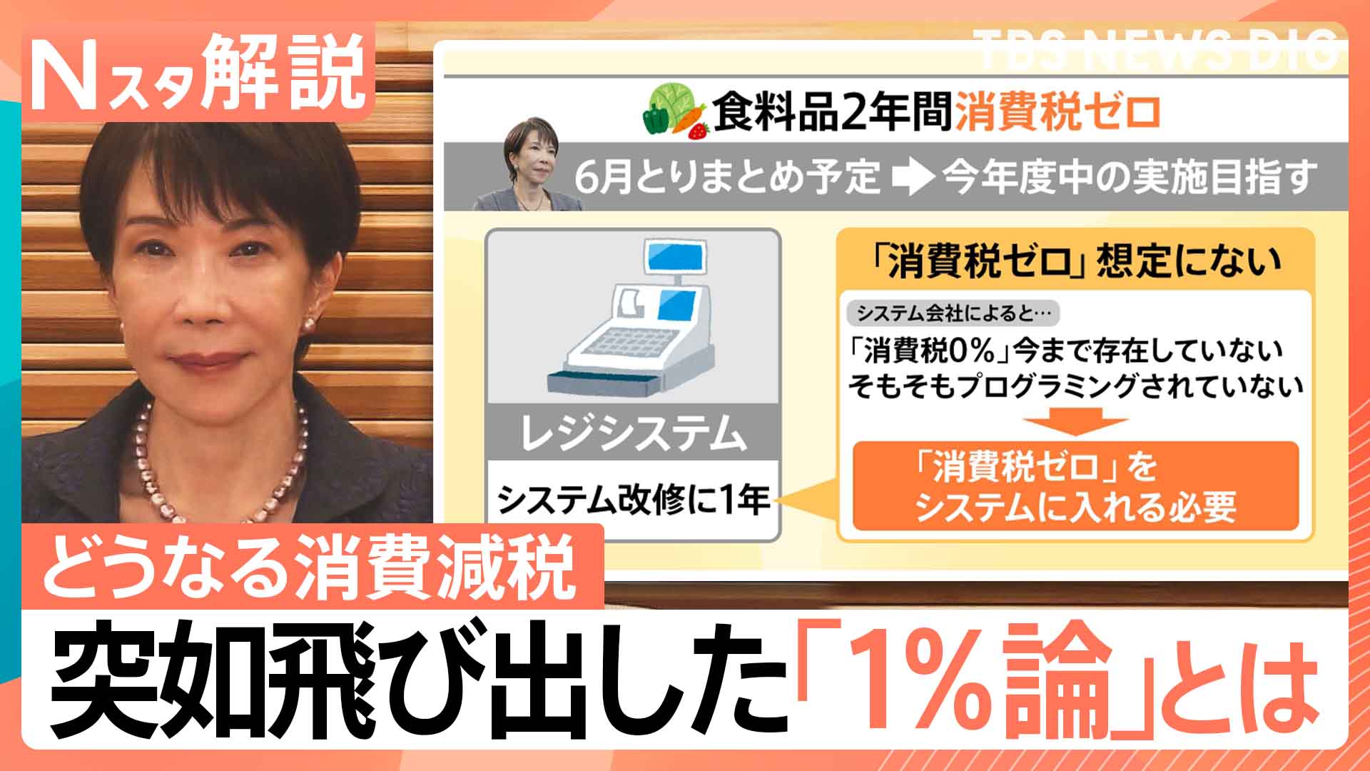 新たに「消費税1％論」も…一体、どういうこと？レジシステムは「消費税