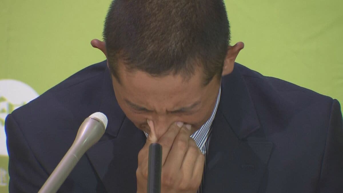 74年ぶり甲子園出場で沸かせた豊橋中央高(愛知)の松井蓮太朗選手 ドラフト会議で巨人が育成3位指名 涙で夢のプロ入りへ