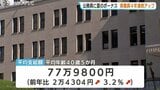 富山県職員に夏のボーナス 平均支給額は約78万円で4年連続の増加 2.325か月分 知事は329万9000円　|　富山のニュース｜天気・防災｜チューリップテレビ