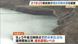 奈良県が一部地域で「給水制限」に向けた準備　あす６日から実施　記録的な少雨が影響…大滝ダムでは過去最低レベルの貯水率に　|　MBSニュース | 関西の最新ニュースを分かりやすく。