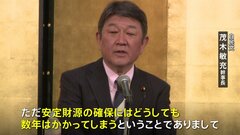 少子化対策の財源　自民・茂木幹事長「安定財源確保に数年かかる」| TBS CROSS DIG with Bloomberg