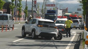 国道20号で車3台がからむ事故　3人けが　甲府市|TBS NEWS DIG