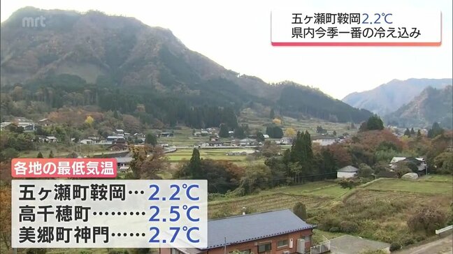 宮崎県内 今季一番の冷え込み 20日も12月上旬並みの寒さとなる予想|TBS NEWS DIG