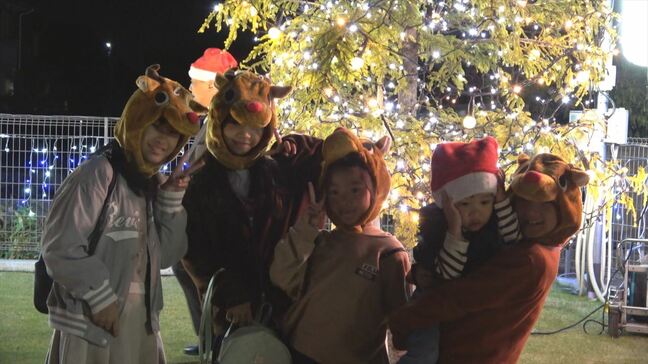 「3．2．1！メリークリスマス」防災公園でイルミネーション　地元関係者ら70人が参加し点灯式|TBS NEWS DIG