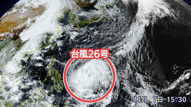 台風26号　台湾付近で急カーブの可能性も　10日（月）頃から、沖縄・奄美は台風の影響に要注意|TBS NEWS DIG