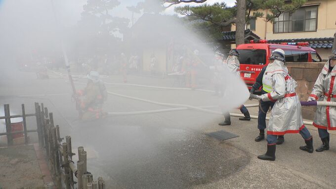 1月26日は“文化財防火デー” 金沢市の寺で消防らが訓練|TBS NEWS DIG