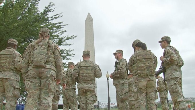 首都ワシントンへの州兵派遣　トランプ大統領の任期満了の2029年1月までの任務継続を検討　米報道